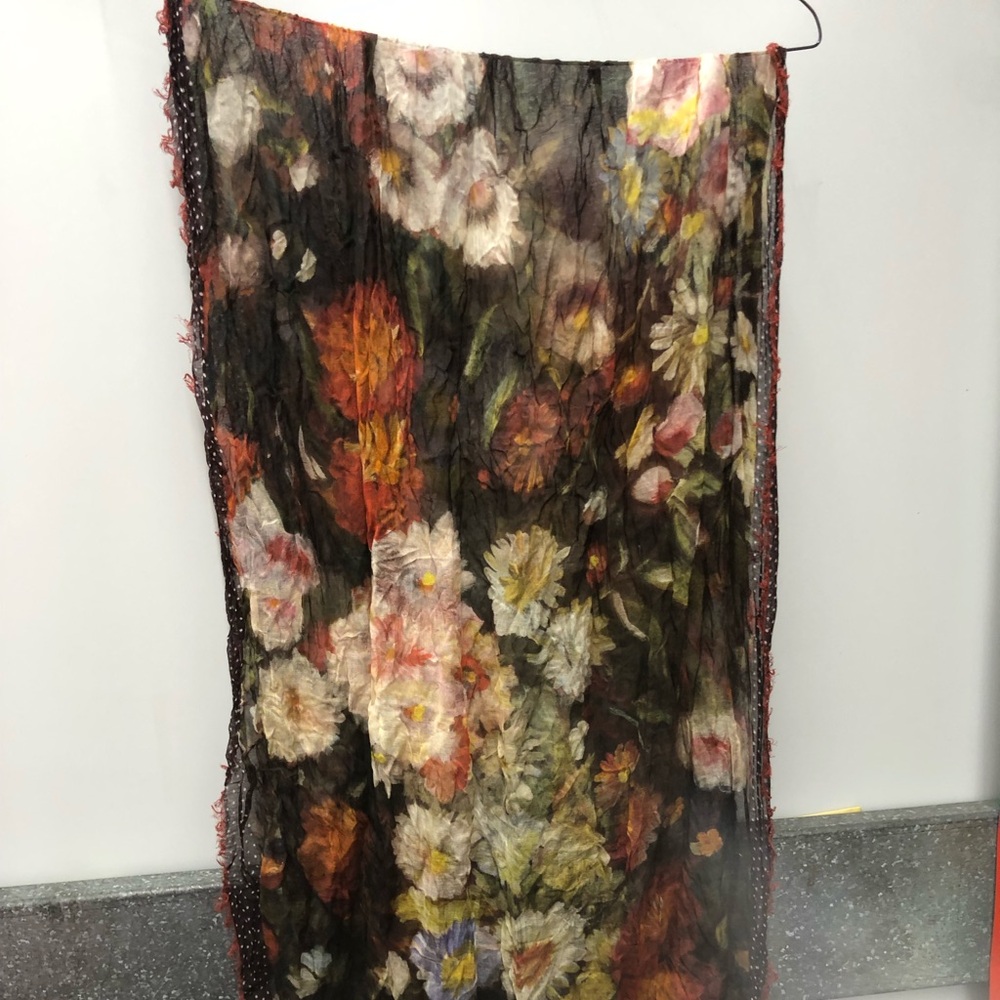 Ostinelli Floral Print Scarf